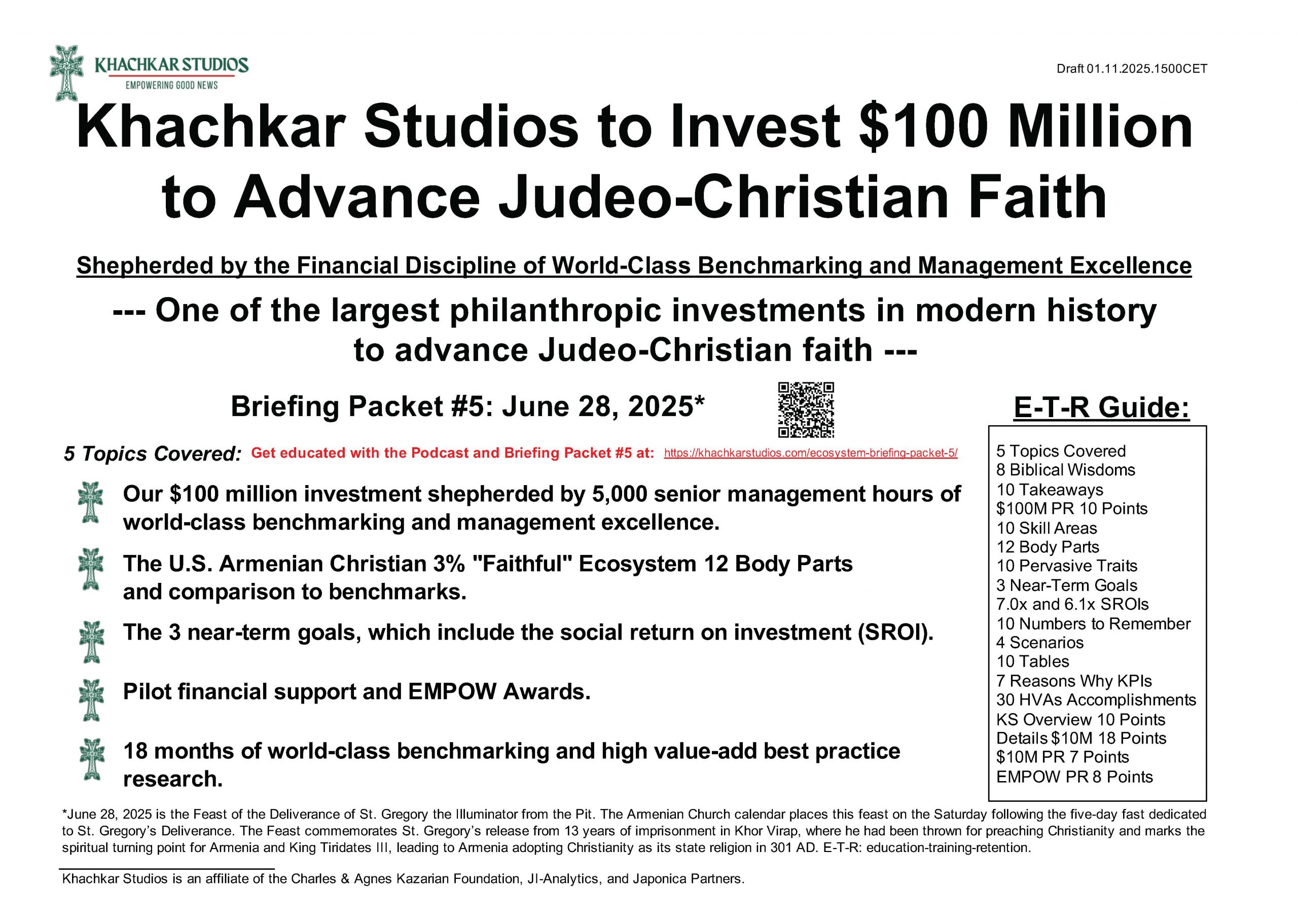 Briefing Packet #5 – $100M to Advance Faith: PDF