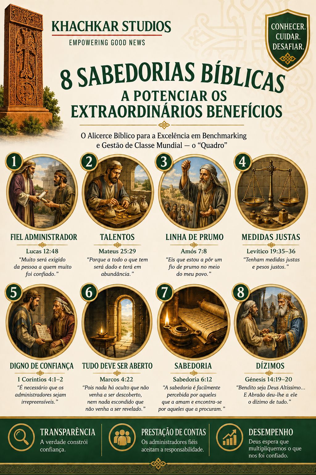 8 Biblical Wisdoms Empowering the Extraordinary BENEFITS Posters