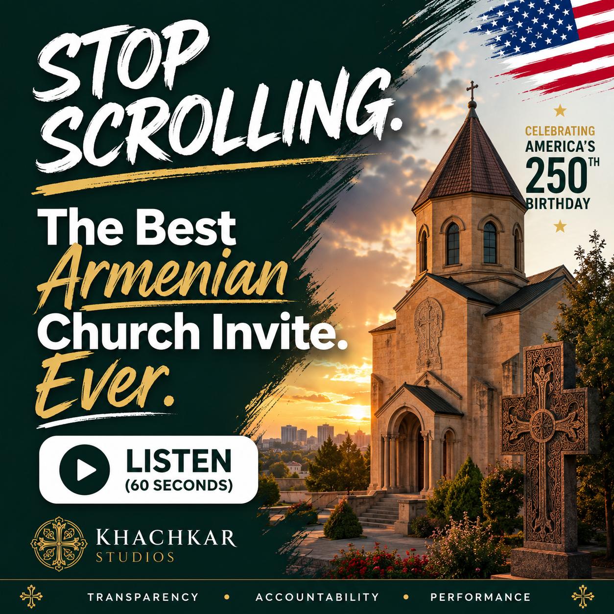 July 4, 2026 Sunday Invite Commercial 1: 60 second